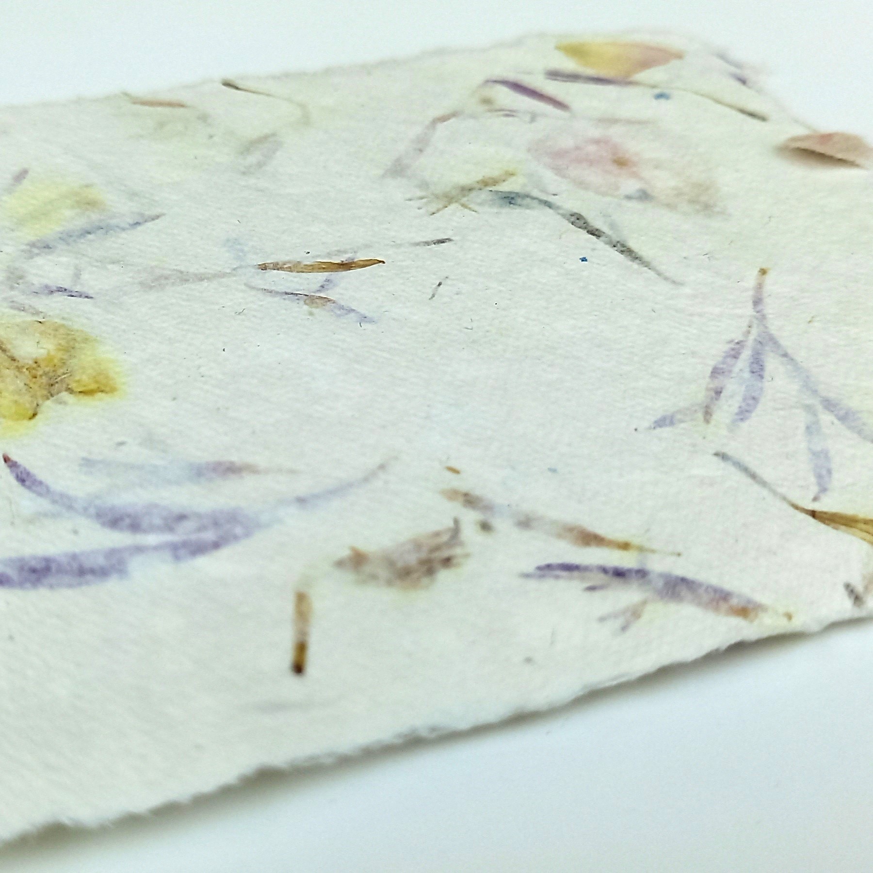 Papier recyclé fleurs A6 – Image 3