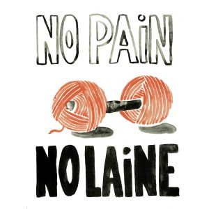 No pain no laine (A3)