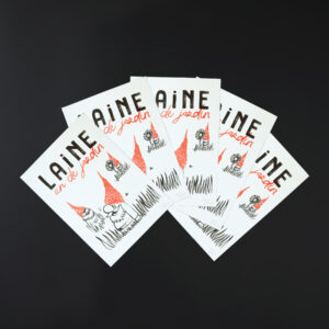 Carte postale - Laine un de jardin