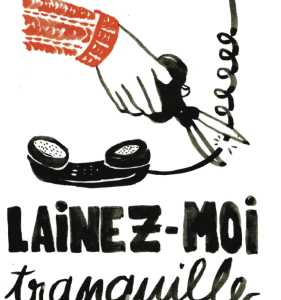 Carte postale - Lainez-moi tranquille